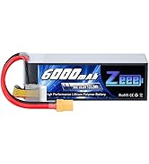 Amazon.com: Zeee 6S Lipo Battery 5200mAh 22.2V 50C with XT90 Plug