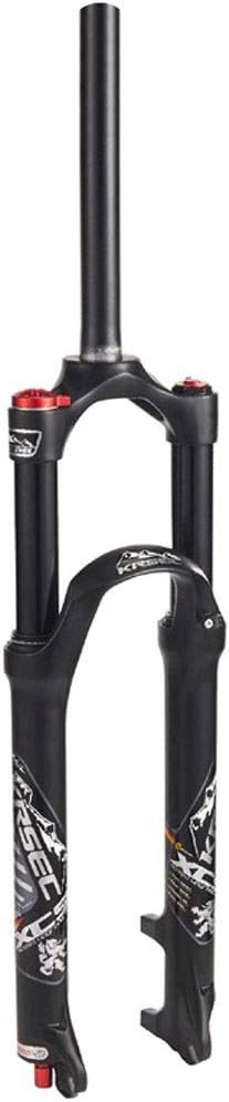 Suspension Fork 26/27.5/29 Inch, 1-1/8" Straight Alloy, Manual Lockout Air Forks - Black