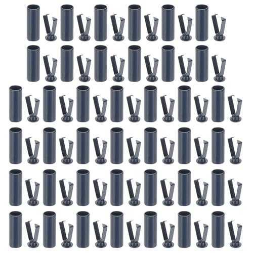 Embouts pour lacets cylindriques en alliage de zinc de rechange PATIKIL