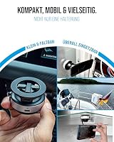 se® SNAPMOUNT - Das Original - Magnetische Handyhalterung fürs Auto, Zuhause & Büro, MagSafe-kompatibel inkl. Metallring, mit elektronischem Vakuum, 360° drehbar, ohne Kleben, für iPhone & Smartphone – Ansicht 7