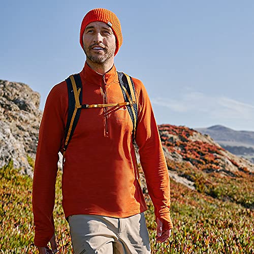 Image of Eddie Bauer Men's High Route Grid Air 1 /4-Zip, Black, Large