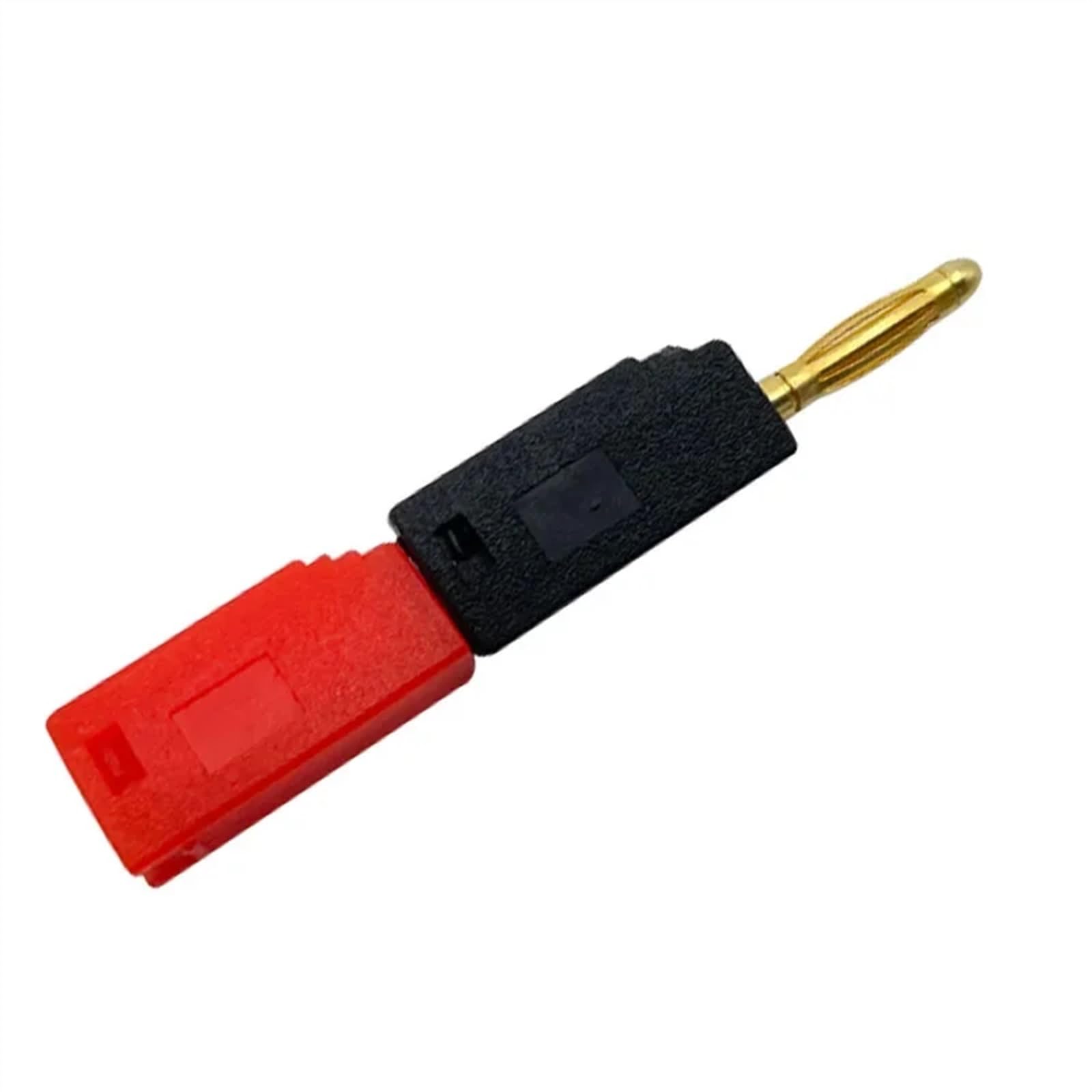 2MM miedziana niklowana spawana wtyczka bananowa złącze elektryczne 40 sztuk (kolor: 40 czerwony)