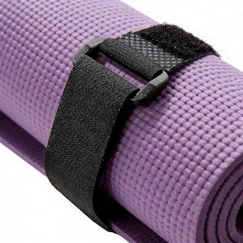 CVNRCLP 10 Stück Nylon Klettband Yogamatten tragegurt Verstellbar Sicherer Halt Fitnessmatte Band Sportmatte Haltegurt Yoga Zubehör Organizer für Zuhause und Studio