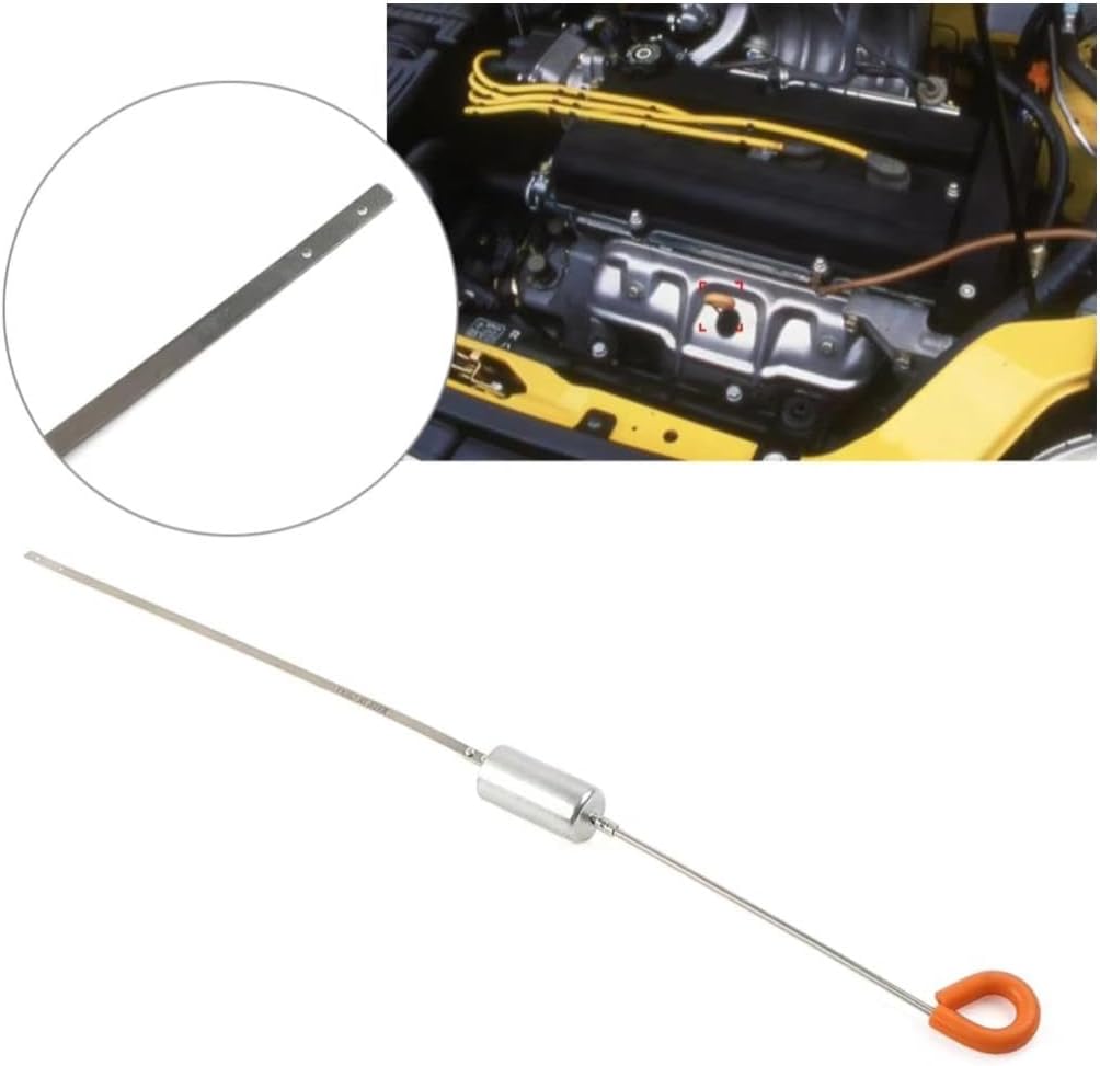 Oil Level Dipstick for CRV 1997 1998 1999 2000 2001 470mm Car Engine Oil Dipstick Accessories Replacement OEM：15650P3FA00