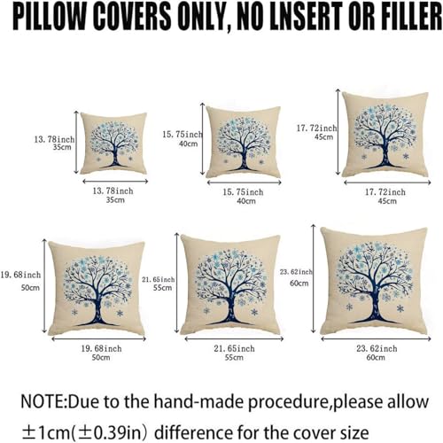 Housse coussin 65x65cm lin vintage décoratif avec zip invisible