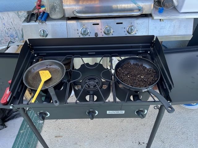 ROVSUN 3 Burner cooking