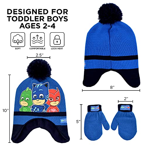 image for PJ Masks E-ONE Winter Hat, Kids Gloves or Toddlers Mittens, Baby Beani