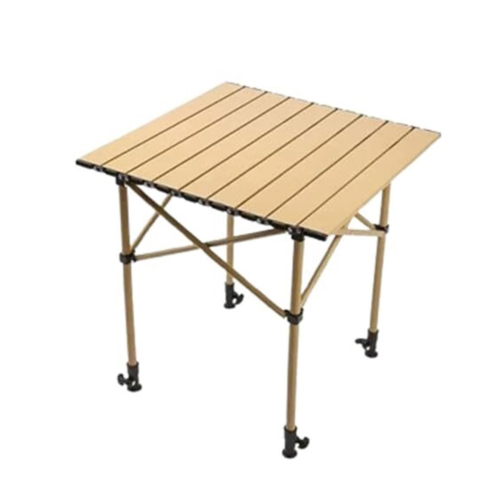 Table de camping pliante design noir en aluminium de haute qualité pour extérieur