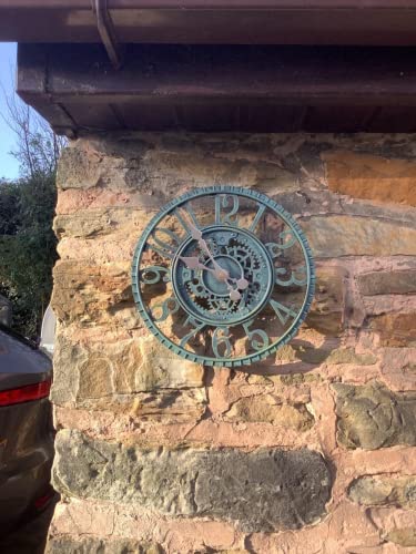 Outdoor/Indoor Wall Clock Waterproof, Silent Non Ticking 12 Inch Clock Decor Clock For Patio, Garden, Pool Or Hanging Outside #TOP2