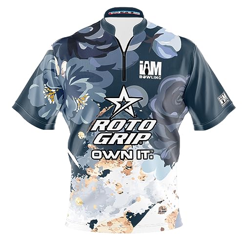 Logo Infusion Dye-Sublimated Bowling Jersey (Sash Collar) - I AM Bowling Fun Design 2062-RG - Roto Grip (Medium) Multicolored