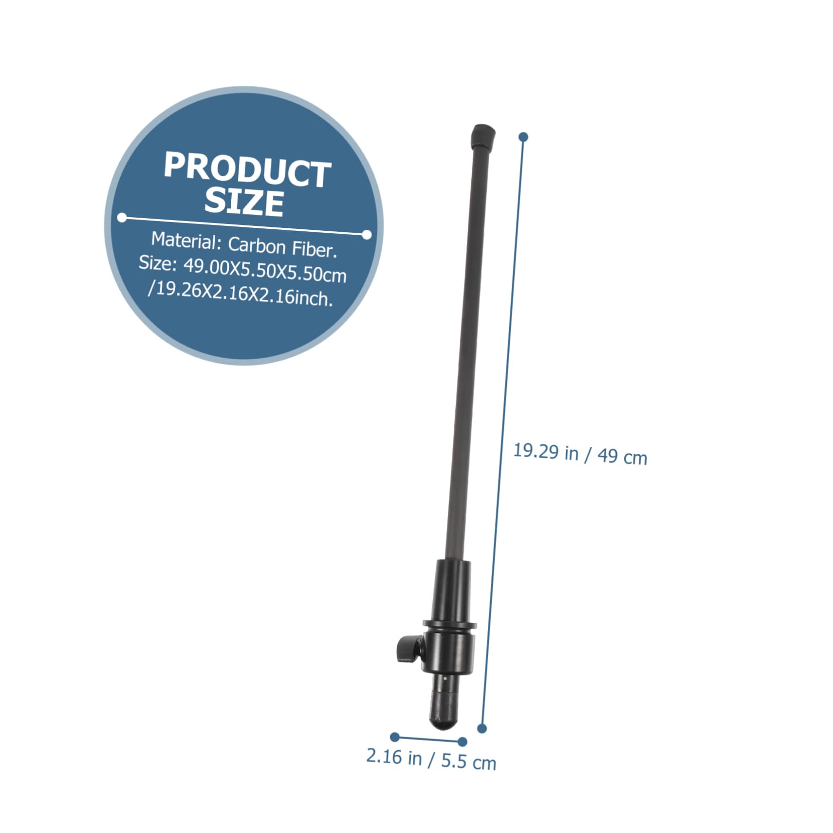 JOINPAYA 1pc Double Bass Double Bass Pin Upright Bass Stands Double Bass Tool Carbon Steel End Pin Double Bass Tail Rods Double Bass End Pin Tail Post Support Rod Black Carbon Fiber