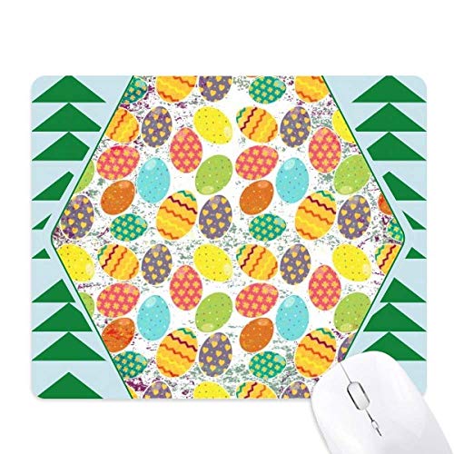 Tapis de souris tapis en caoutchouc fleur coeur green pine tree