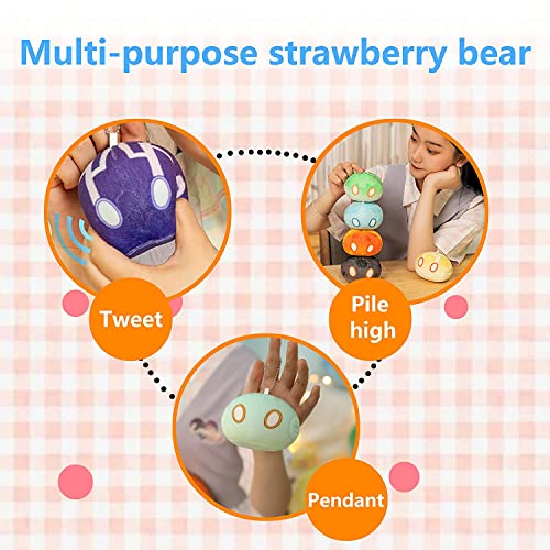 Genshin Impact Slime Plush，Genshin Impact Plushie Stuffed Doll Soft Pillow Cosplay Props for Game Fa