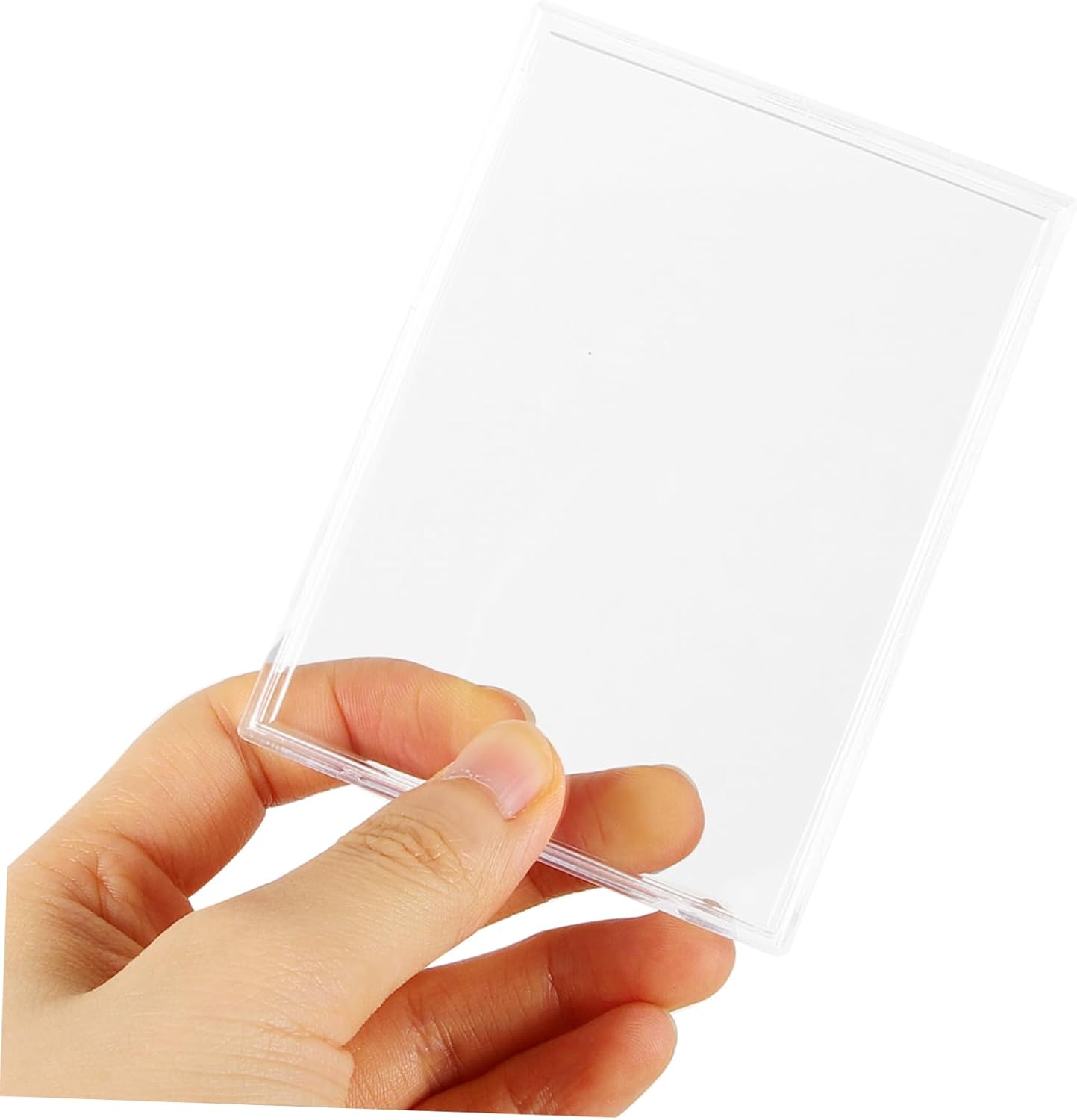 STOBOK 4sets Card Box Cards Graded Card Display Case Trading Card Case Trading Card Sleeve Hard Display Case Game Card Display Case Card Stand Reusable Card Cases Acrylic 10pcs*4