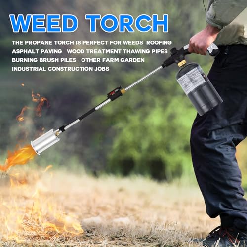 image for RUBDARK Propane Torch Burner Weed Torch with High Output Heavy Duty Bl