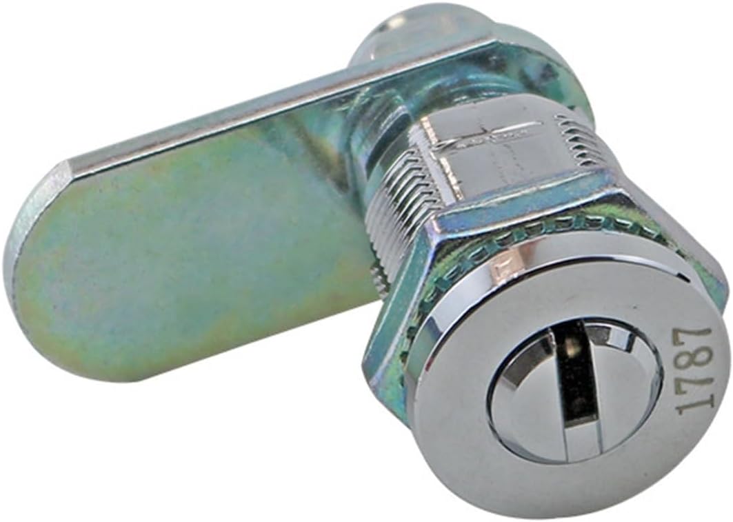 Triangle Lock Stainless Steel 304 Tongue Lock 180 Degree Rotating Cylindrical Lock Train Lock Electric Cinet Door Lock 1Pcs(MS818-3-B)