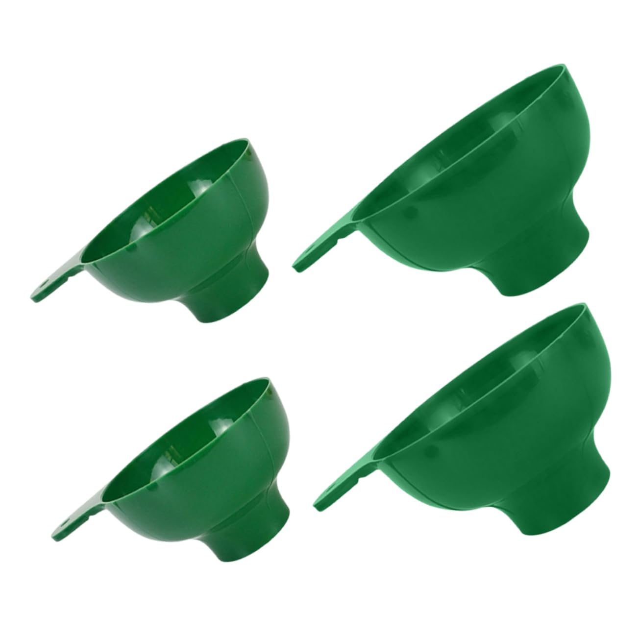 IMIKEYA 16piezas Embudo De Cocina Reutilizable De Plástico Grande Para Llenar Tarros y Frascos Para Mermeladas Salsas y