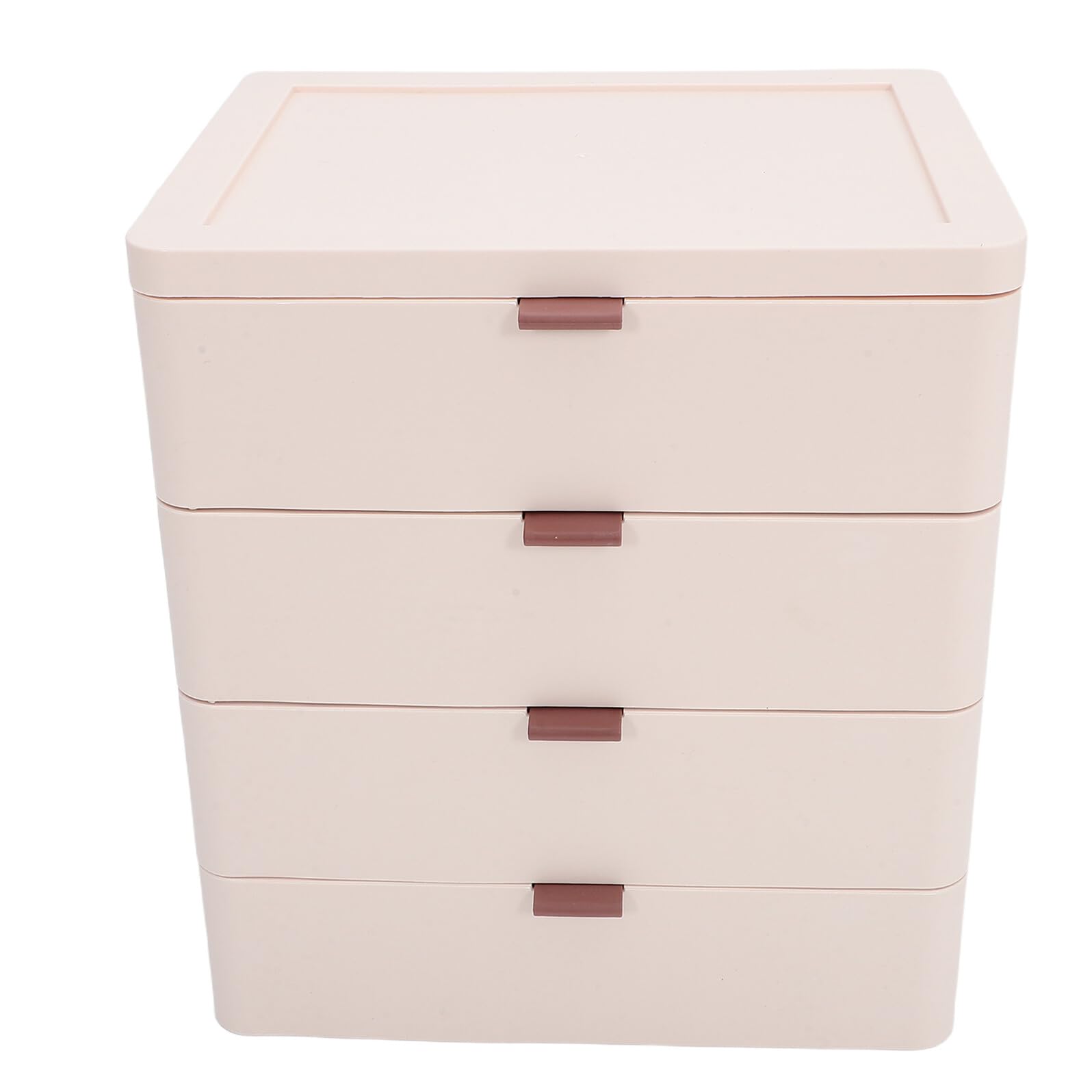 Organizador de Escritorio con Cajones Apilables Caja de Almacenamiento Plástica de Multiusos para Cosméticos Papelería y Pequeños Artículos Hogar y Oficina