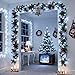 JMEXSUSS 168FT 600 LED White Christmas Lights Outdoor with Remote Indoor Christmas Tree Lights Plug in Cool White Twinkle String Light for Room Holiday Party Xmas Decorations