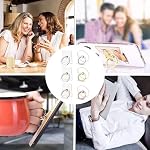 Support de sonnerie de téléphone transparent, 360° Porte-doigts mobile rotative, Poignée universelle pour smartphones, Sonnerie claire pour boîtier de téléphone, Compatible avec la plupart des appareils (4PCS)