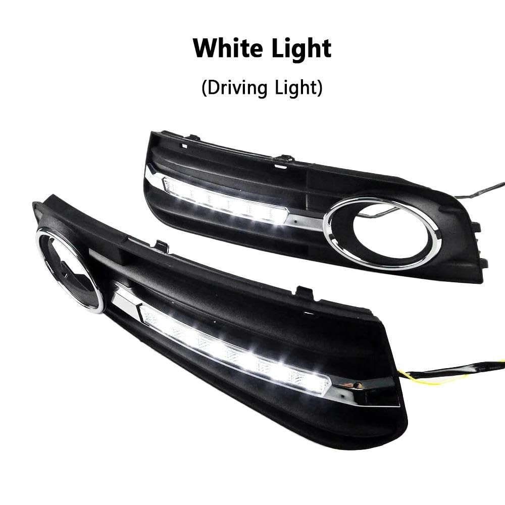 Luz Señal Giro Dinámica Para A4 A4L B8 2009 2010 2011 2012 Luces Circulación Diurna LED Orificio Cubierta Lámpara Antiniebla