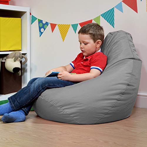 Bean Bag Bazaar Gaming-Sitzsack für Kinder, Grau, Groß, Sitzsäcke Wasserabweisend, Sitzsäcke für den Innen- und… – Bild 5