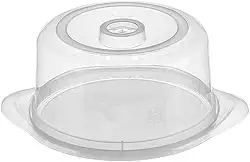 Sanremo - Porta Bolo Plástico Redondo de 24,4cm, Linha Casar