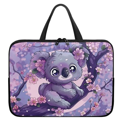 Bolsa para laptop antirrayas de 17 pulgadas con asas protectoras koala