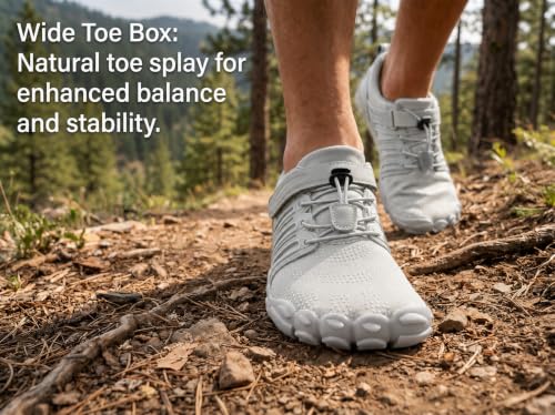 Image of WHITIN Men's Minimalist Trail Runner | Wide Toe Barefoot Box Inspired