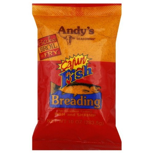 Andy's Cajun Fish Breading 10 Oz(Pack of 2) by Andy's Seasoning