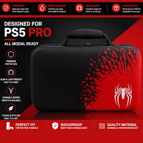TMG Store TMG Carrying Shell Case for PS5 Pro Black - Image 4