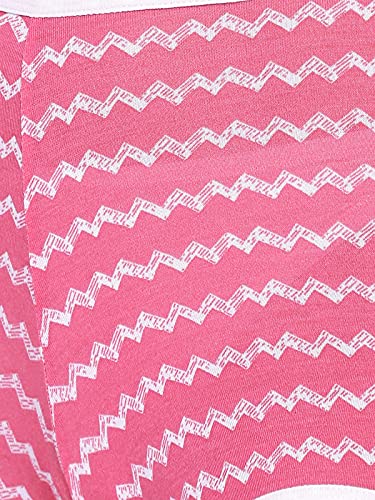 Image of Clovia Women's Cotton Mid Waist Chevron Print Boyshorts