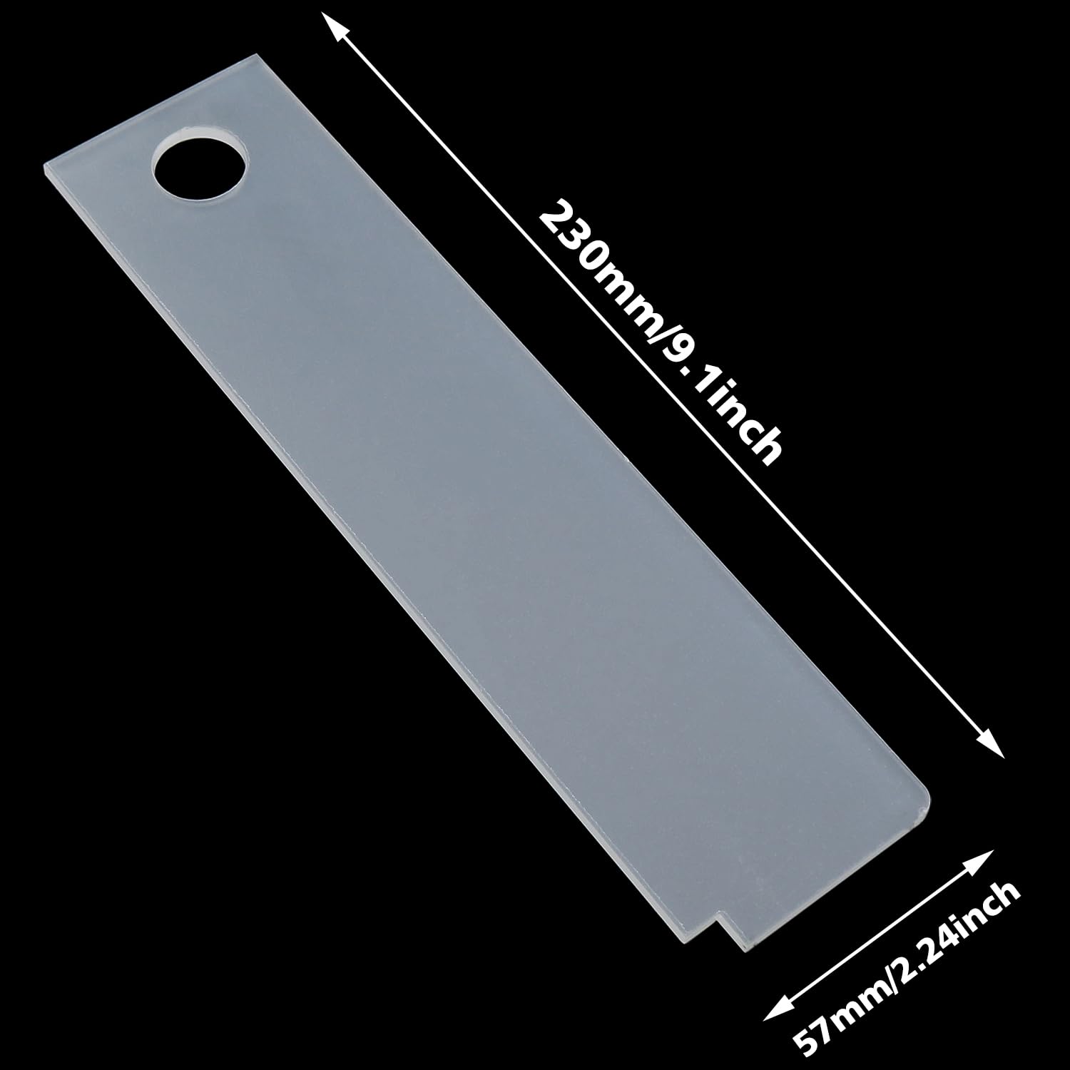 ZZHXSM 2PCS Universal Acrylic Ski Wax Scraper Snow Wax Scraper Snowboard Accessories Snowboard Tool