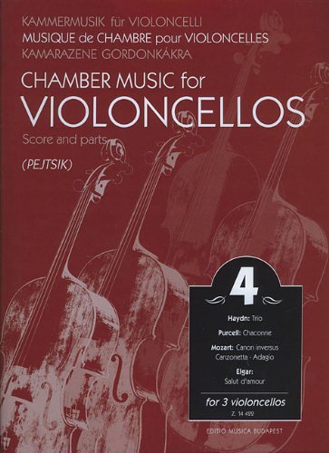 Musique de Chambre Pour Violoncelles 4 partition de référence éditée par Arpad