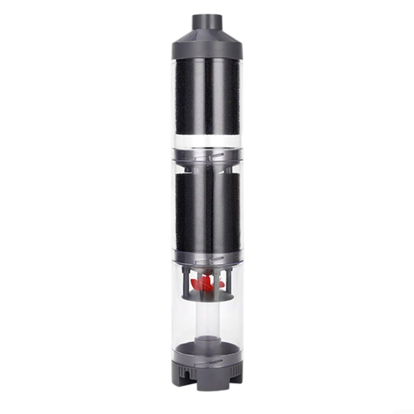 FACAIIO Fish Tank Filter Transparent Waste Collector Aquarium Cleaning System Automatic Impurity Filtration Device Silent(YA-8463)
