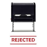 Rejected Self-Inking Office Rubber Stamp (Red) - X-Large