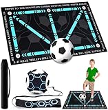 Améliore le contrôle du ballon de manière ciblée : les zones spécialement marquées sur le tapis de football contrôlent efficacement le ballon par le biais d'exercices tels que les montants ou les rotations de la semelle. C'est l'accessoire de football idéal pour les enfants pour perfectionner la sensation de balle de manière ludique, l'équilibre et la technologie propre - la base de tout joueur à succès.