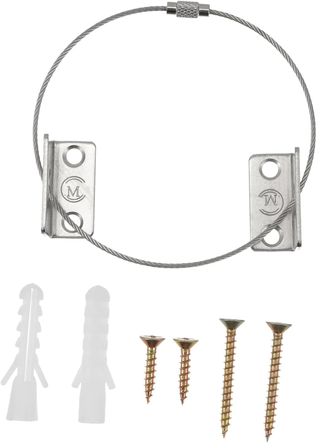 6sets Boy Girl Furniture Anchor Metal Tip Straps Strong Cabinet Locks for Cupboard Safety