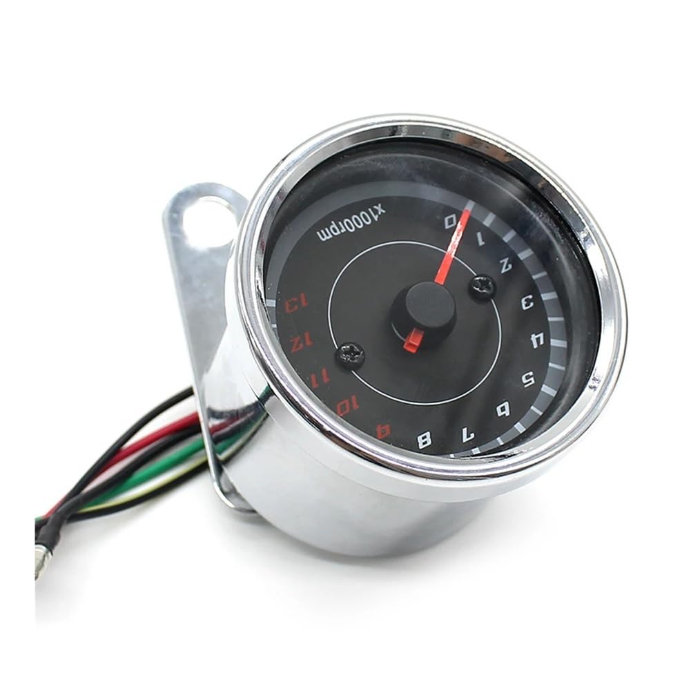 Velocímetro digital Tacómetro Universal Para Motocicleta DC 12V, Analógico Retroiluminado Azul De 1000RPM, Electrónico, Velocímetro