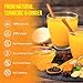 FreshDrinkUS, Premium 135 Turmeric Ginger Tea Bags, 100% Natural Ingredients, Hand-made Blend of Turmeric and Ginger Herbal Tea, Eco-conscious Tea Bags. No Sugar, No Caffeine, No Gluten, Vegan.