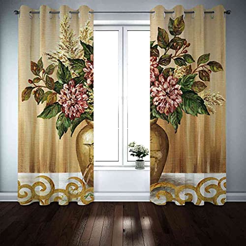 Rideau à oeillets haut de gamme 100% polyester isolant thermique 3D - 4