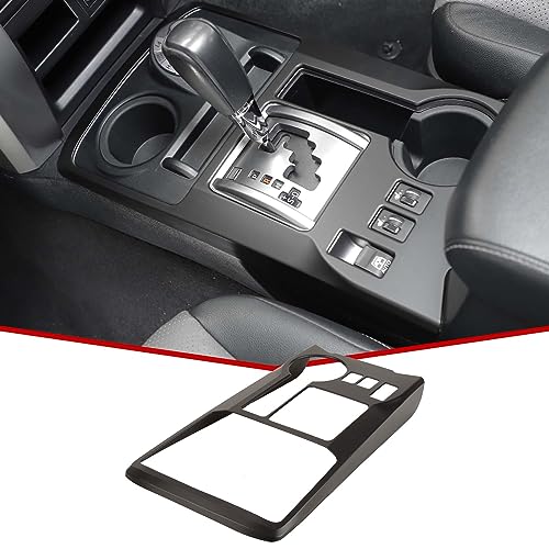 4Runner Gear Shift Panel Cover: Enhance Your Toyota 4Runner's Interior 5 JeCar Gear Shift Panel Cover Interior Decoration Accessories Trim Compatible with Toyota 4Runner 2010-2022, Matte Black