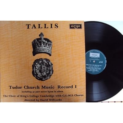 Tudor Church Music Record 1. David Willcocks, John Langdon, Andrew Davis Stereo