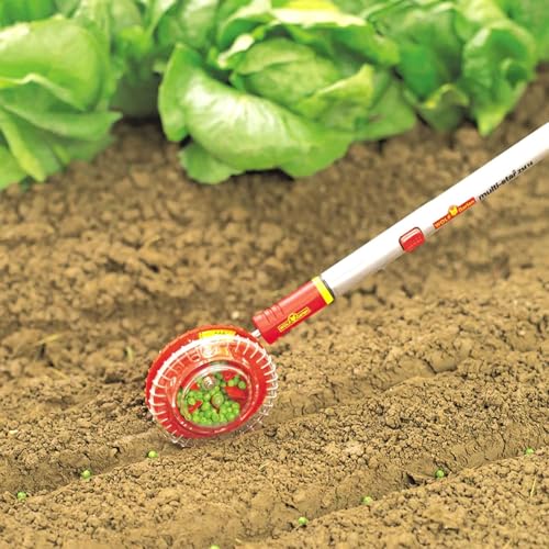 Image of Wolf Garten 71Aaa007650 Seed Sower,Adjustable Upto 6 Seed Sizes,Soft Grip Handle,Suitable for Home and Outdoor Gardening(5 X 20 X 25 Cm)