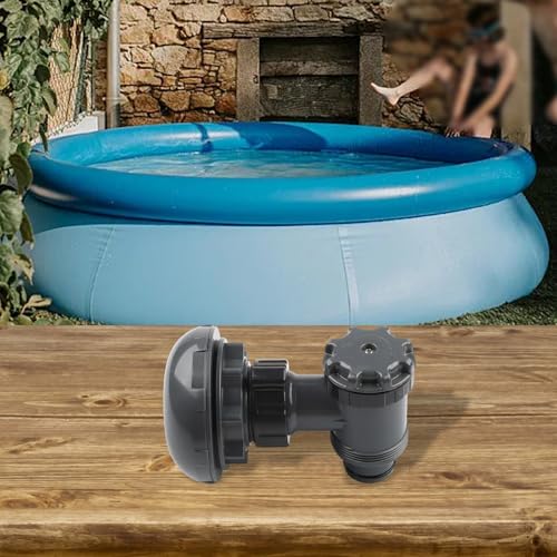 NEIQIUWING Para válvula de pistón de filtro P6H1317: válvula de encendido/apagado de 38 mm + filtro para piscinas elevadas