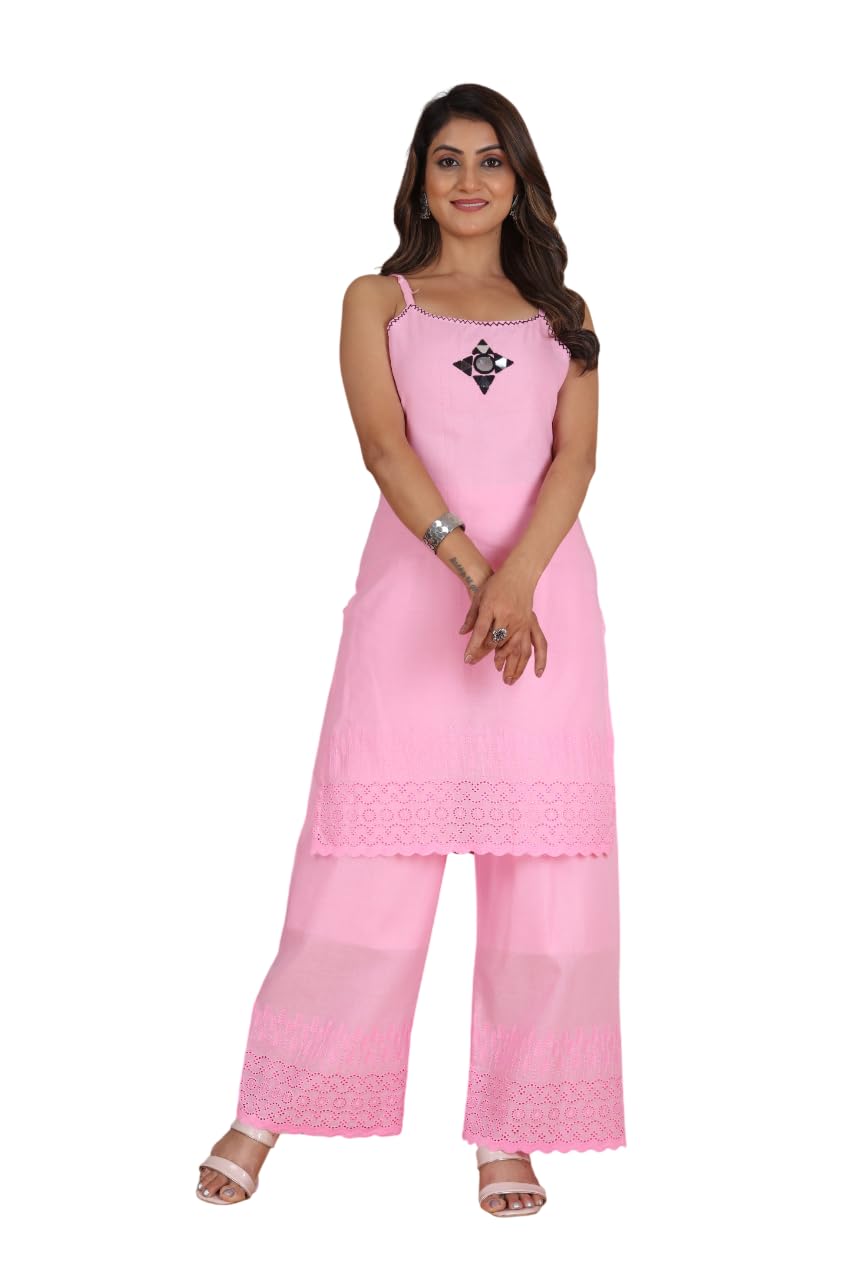 Comfy Designer Women Top & Bottom Sets (TULSI PINK 2XL)-image-35