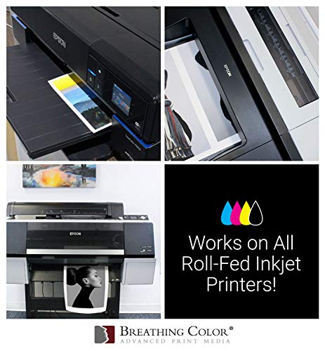 Premium Lyve Matte Canvas Paper Perfect For Use On Professional Makes And Models Of Epson, Canon And Hp Printers Preferred By Professionals. 19 Mil Textured Canvas Offered In A 17 Inch By 10 Ft Roll #TOP3