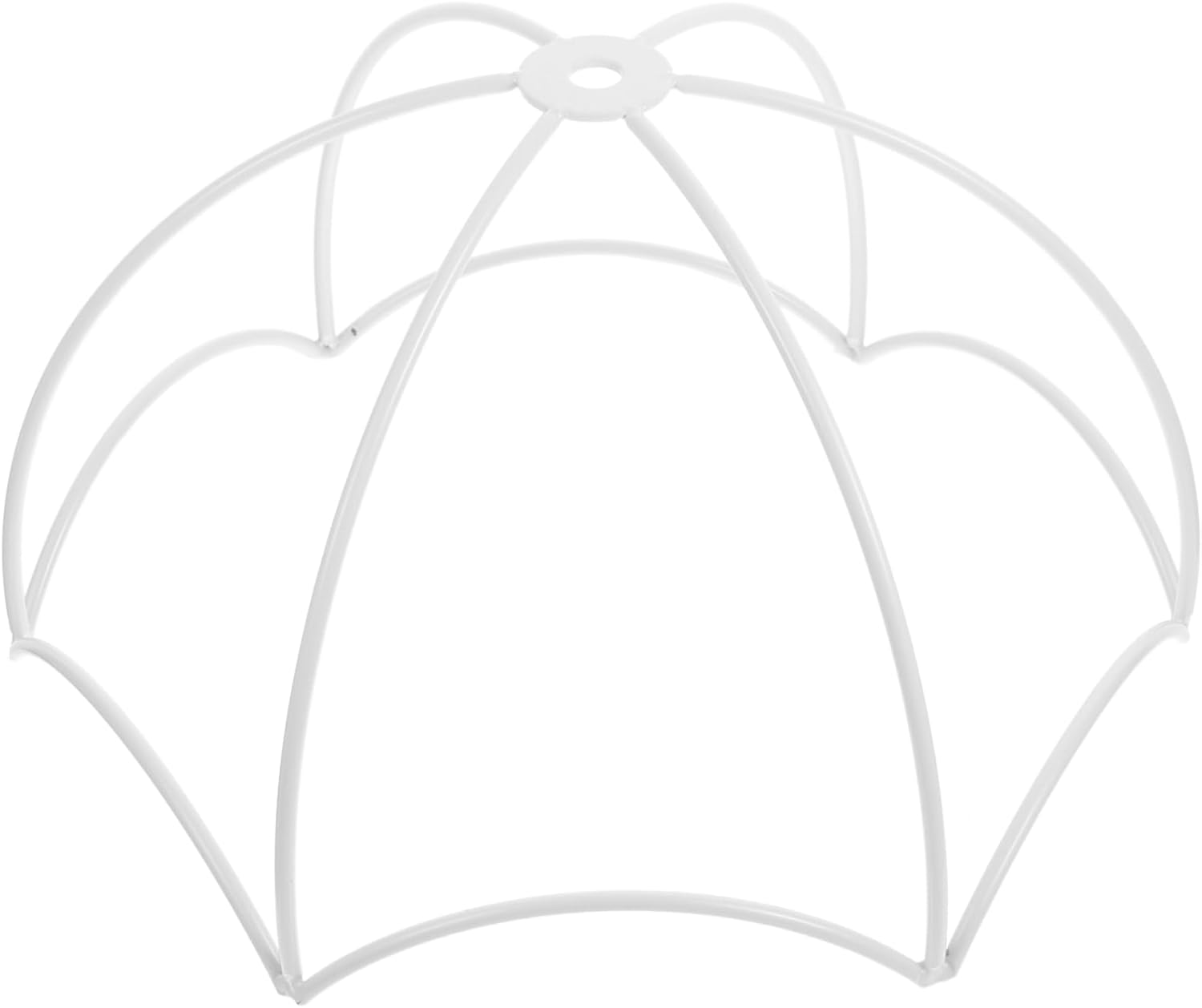 Ciieeo Diy Metal Lampshade Frame Sturdy Light Cage Guard for Unique Table and Ceiling Lamps Easy to with Vintage Decorative Accessory for