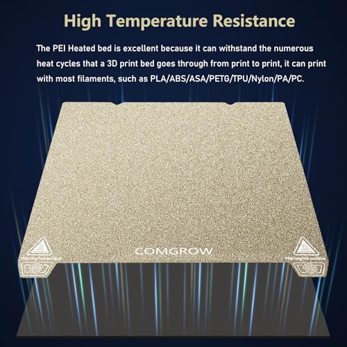 Ender 3 V3 KE PEI Spring Steel 235x235mm, Texture PEI Sheet Magnetic Flexible Heated Bed, Ender 3 V3 SE Build Plate for Creality K1C/K1/Ender 3 V3/Ender 3/Ender 3 Pro/Ender 3 V2/Ender 3 V2 Neo - Thumbnail 5