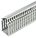 Panduit HN1.5X3LG6 Hinged Cover Narrow Slot Wiring Duct, PVC, Light Gray